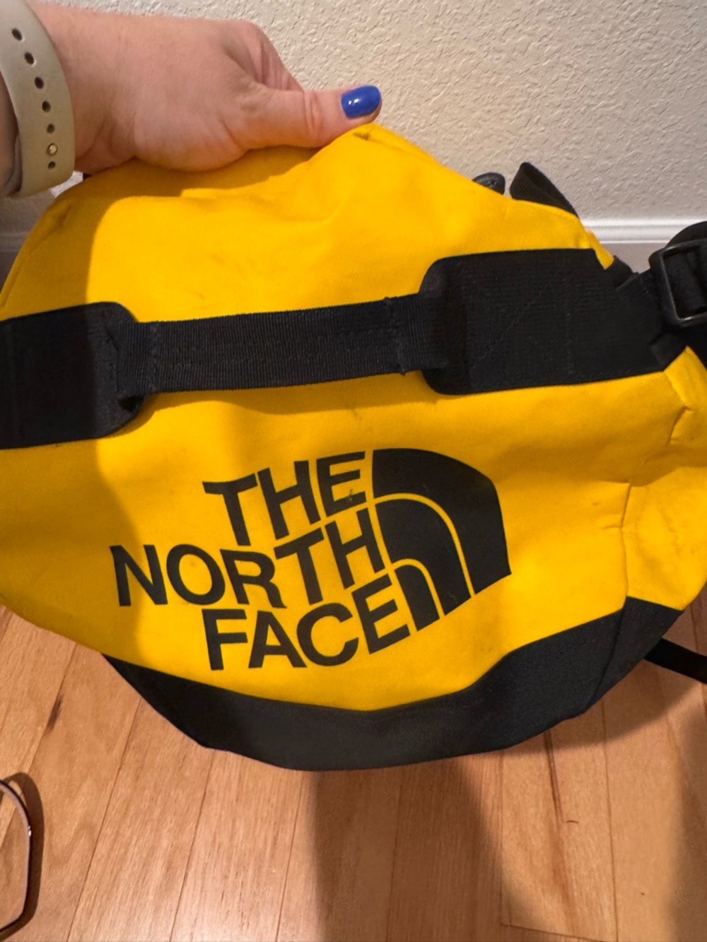 The North Face Yellow and Black Duffel Waist Pack - Picture 5 of 5